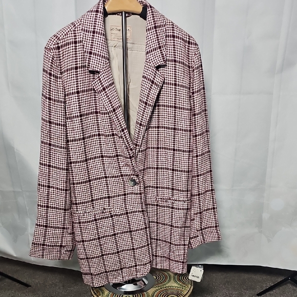 OOAK FREEPEOPLE MADONNA HOUNDSTOOTH BLAZER❤️ - Picture 4 of 8